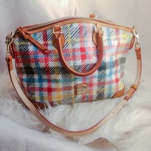 Authentic plaid Dooney & Bourke purse handbag